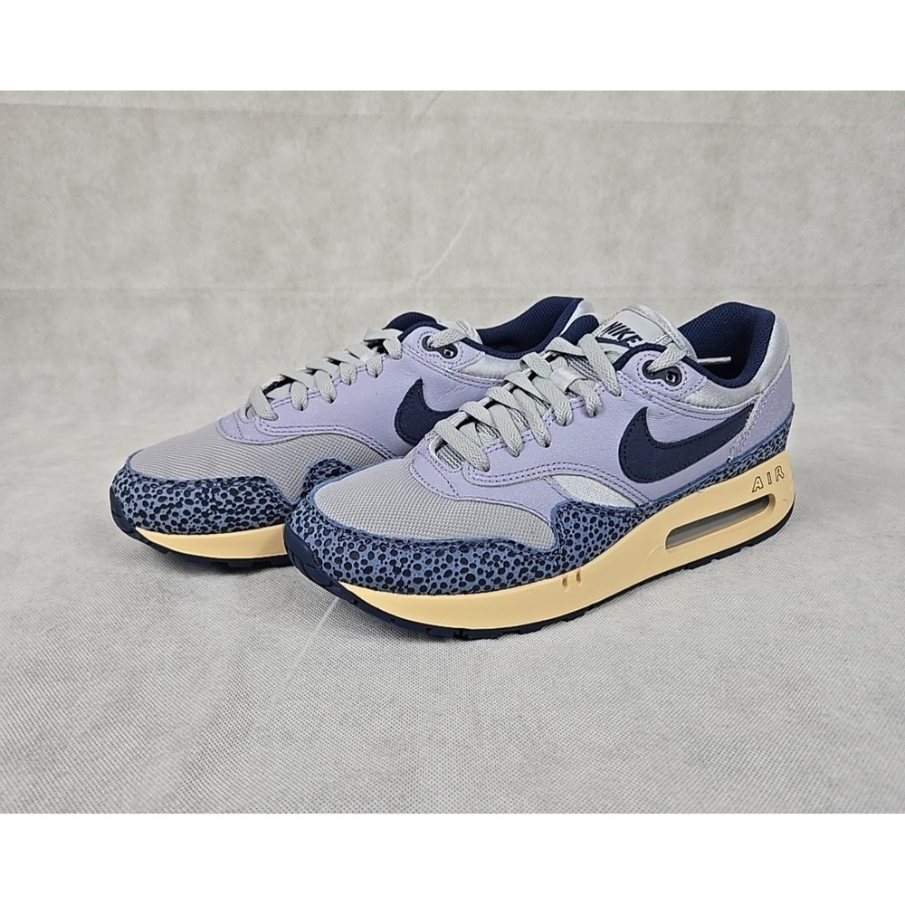 Nike Air Max 1 86' PRM Shoes Mens Size 8 Lost Sketch Grey / Blue Sneakers NEW